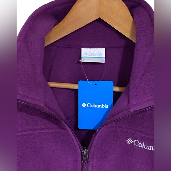 NWT Columbia Long Sleeve Full Zip Fleece Jacket Size Large - Picture 8 of 13